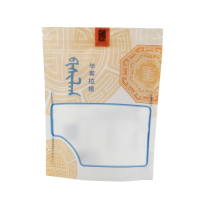 China Style Inexpensive Packaging Sealer Bag Waterproof Simple Custom Food Packaging Bags with Window