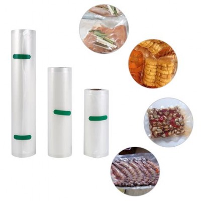 300x400 Weed Nemp Nylon Zipper Embossed Food Grade Vacuum Sealer Bag Rolls