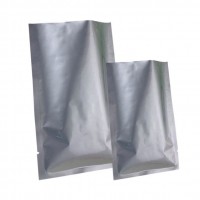 Heat Seal Flat 3 Sides Sealed Mylar Open Top Packaging Bags Food Storage Pouch Aluminum Foil Vacuum Bag